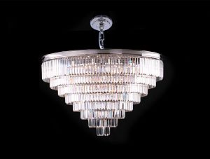 Каскадная люстра Newport 31127/S nickel фото