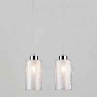 Подвесной светильник Eurosvet 50001/2 хром фото