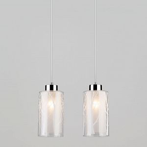 Подвесной светильник Eurosvet 50001/2 хром фото