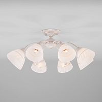 Люстра на штанге Eurosvet 30156/8 белый с золотом фото