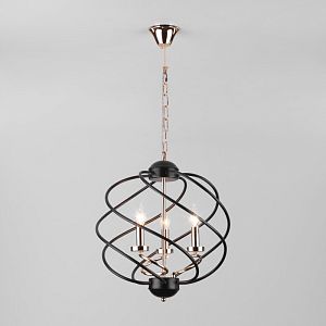 Подвесная люстра Eurosvet 60105/3 черный фото