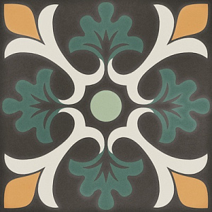Керамогранит DNA Tiles Sync 125639  Clover Green 15х15  фото