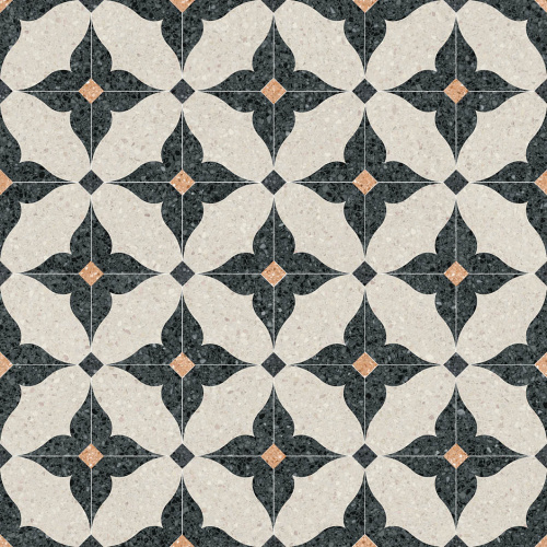 Керамогранит 4T78 Octgono Cerbera Negro 20x20 фото 2