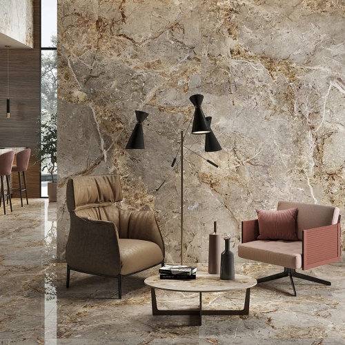 Керамогранит 163012 Breccia Argentum Nat/Rett 120х280 фото 2