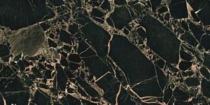 Глазурованный керамогранит Casalgrande Padana Marmoker 11560298 Orange Black Lucido 120x240 фото