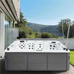 Gruppo Treesse Ibiza Минибассейн 275x228x100см,, отдельностоящий, цвет: белый фото