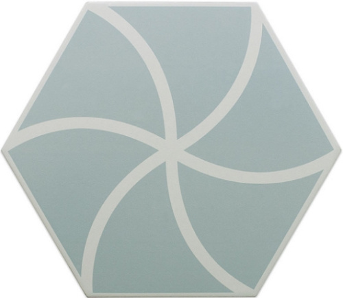 Керамогранит DNA Tiles Fancy 127009 Waves Blue 20х23