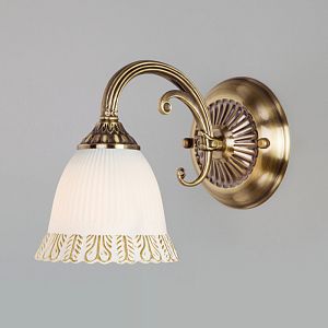 Бра Eurosvet 60107/1 античная бронза фото