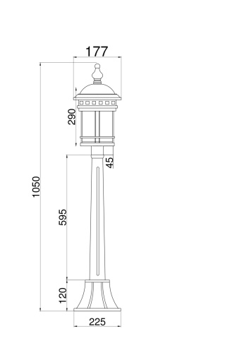 Ландшафтный светильник Outdoor O031FL-01BR фото 3