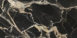 Керамогранит Ava Ceramica 276102 Marmi Siciliani Black Gold Lap Ret 60x120 фото
