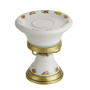 Mыльница Migliore Provance настольная, керамика с декором/бронза 17614 фото