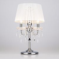 Настольная лампа Eurosvet 2045/3T хром/белый настольная лампа фото