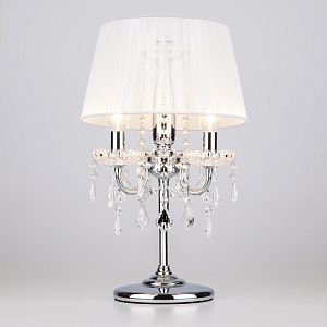 Настольная лампа Eurosvet 2045/3T хром/белый настольная лампа фото