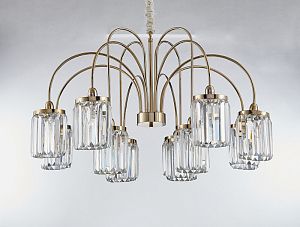 Подвесная люстра Newport 4508+4/C gold фото