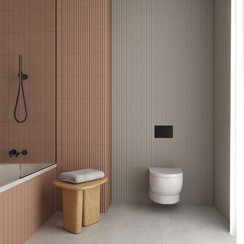 Керамическая плитка DNA Tiles 130846 Match Ash Matt 6.25x25 фото 2