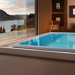 Ванна встраиваемая, Gruppo Treesse Fusion 230 230x180xh67 см, с гидромассажем с цифровой системой, системой дезинфекции  и  системой автоматической рециркулиции,  цвет: белый, фото