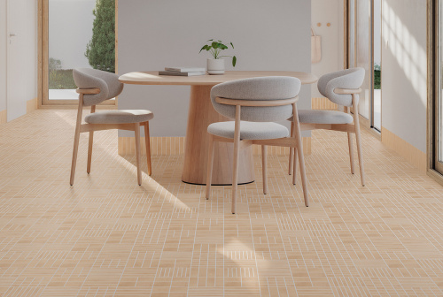 Керамогранит WOW Raster 131398 Line M Off Clay 15х15 фото 2