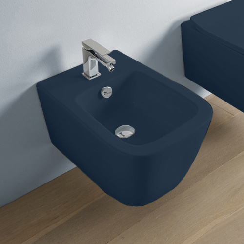 Artceram A16 Биде подвесное 36х52см, 1 отв,, цвет: notte