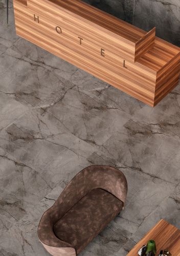 BIEN Root Ash 120x60 серый полированная фото 7