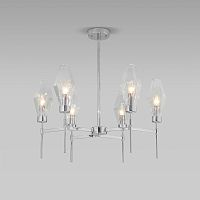 Люстра на штанге Eurosvet 60143/6 хром фото