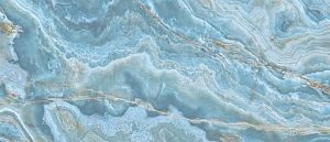 Керамогранит AVA Ceramica 173025 Onice Iride Cobalto Lap 6mm 120х280 фото