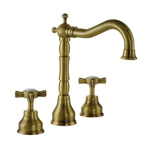 Смеситель для раковины Migliore Princeton, на 3 отверстий, бронза 19350 фото