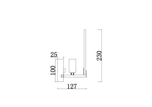 Настенный светильник (бра) Freya FR5197WL-01CH фото 2