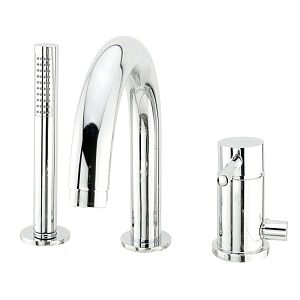 Смеситель для ванны Migliore Fortis монокомандный внешний, хром 18648 фото