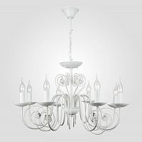 Подвесная люстра Eurosvet 60018/8 белый с золотом фото