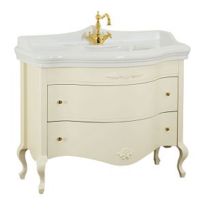 База Migliore Impero L110xH82xP57 см для раковины 110 см, 2 выдвижных ящика, цвет: Avorio 25961 фото