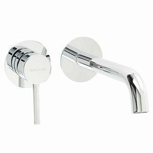 Смеситель для раковины Migliore Fortis монокомандный скрытого монтажа настен. на 2 отверстий дон.клапан "click-clack", хром 31547 фото