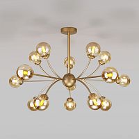 Люстра на штанге Eurosvet 30180 матовое золото фото