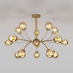 Люстра на штанге Eurosvet 30180 матовое золото фото