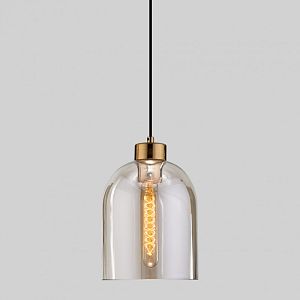 Подвесной светильник Eurosvet 50119/1 латунь фото