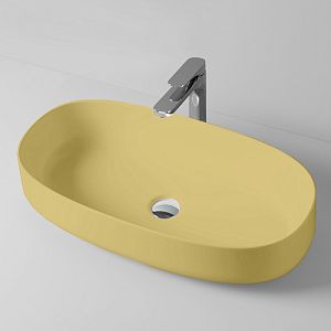 Artceram Cognac Раковина 68х35хh15см, накладная, без отв,, без перелива, цвет: giallo zinco фото