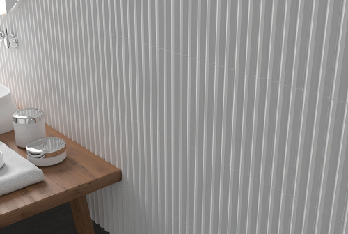 Керамическая плитка WOW Stripes 123820 Liso XL Grey 7,5х30 фото 2