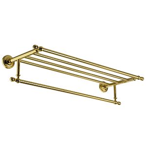 Полка-держатель для полотенец Migliore Mirella L65хh14xP24 см, золото 17330 фото