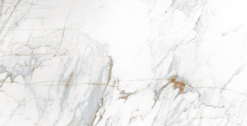 QUA Granite Calacatta Goldie 120x60 бежевый полированная фото 4