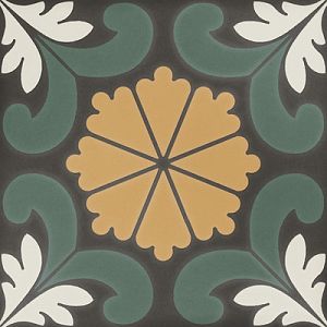 Керамогранит DNA Tiles Sync 125635 Flover Green 15x15 фото