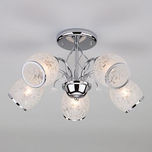 Люстра на штанге Eurosvet 30026/5 хром фото