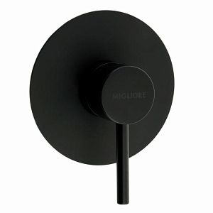 Смеситель скрытого монтажа Migliore Fortis монокомандный, черный матовый 31552 фото