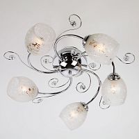 Накладная люстра Eurosvet 9677/5 хром фото