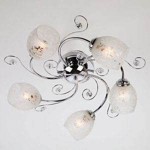 Накладная люстра Eurosvet 9677/5 хром фото