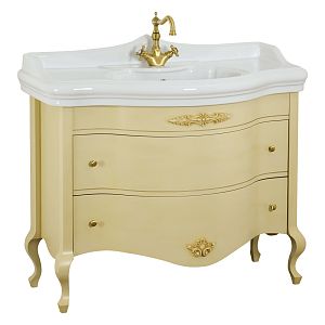 База Migliore Impero L110xH82xP57 см для раковины 110 см, 2 выдвижных ящика, цвет: Decape Sabbia 25960 фото