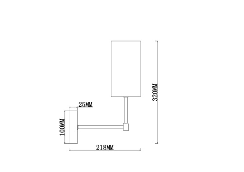 Настенный светильник (бра) Freya FR5184WL-01BS фото 3