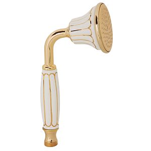 Ручной душ Migliore Olivia, белый с золотым декором/золото 19025 фото