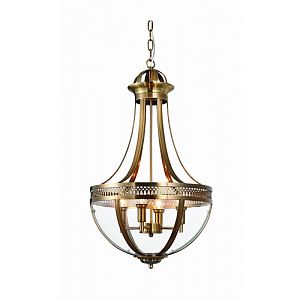 Подвесная люстра DeLight Collection KM0287P-6 antique brass фото