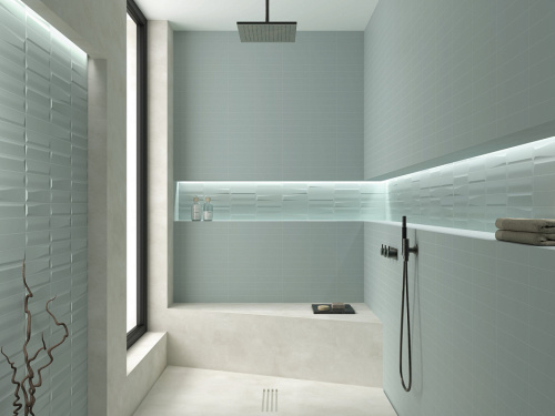 Плитка Ape Ceramica Three-D A037366 Pyramid Palladium 5х20 фото 2