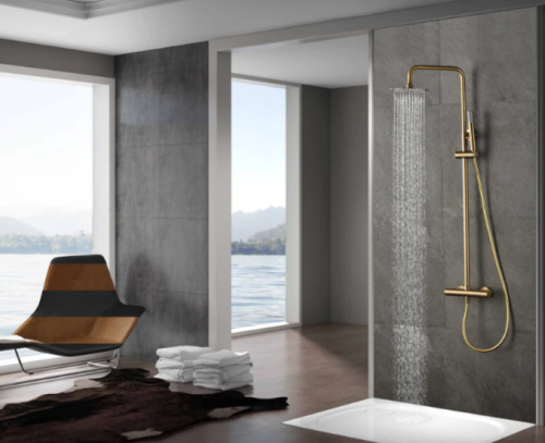 Термостатический душевой гарнитур IMEX BTM039/OC фото 2