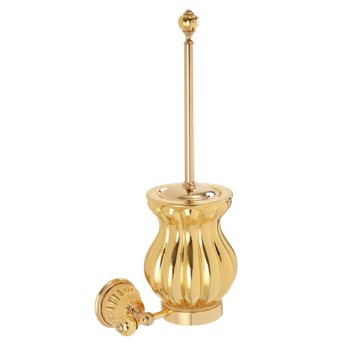 Ершик Migliore Olivia настенный, колба керамика золото/золото 24647